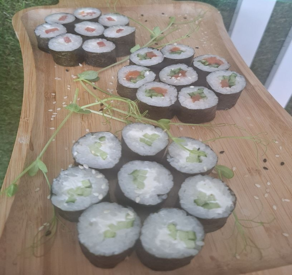 Мини ролл с креветкой